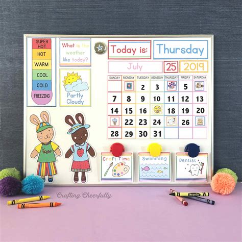 diy childrens calendar   create  handmade calendar  kids
