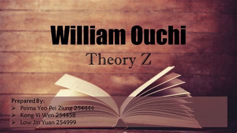 william ouchi theory  youtube