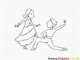 Tanzpaar Malvorlage Flamenco Tanzschule sketch template