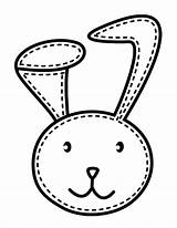 Face Bunny Coloring Easter Pages Library Clipart Bubble Speech Transparent Background Cute Popular sketch template