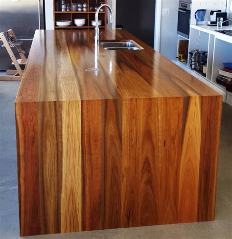 spotted gum island benchtop timber benchtop kitchen benchtop