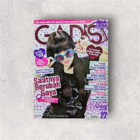 Jual Majalah Gadis No 22 2009 Cover Sandra Dewi Shopee Indonesia