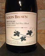 Image result for Saxon Brown Syrah Flora Ranch. Size: 148 x 185. Source: www.cellartracker.com