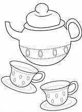 Coloring Teacup Tea Cup Pages Printable Kids Teapot Party Coffee Book Useful Beast Beauty Print Color Getcolorings Drawings Templates sketch template