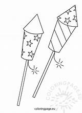 Fireworks Coloring Pages July 4th Sheets Printable Clipart Firework Draw Fourth Drawing Kids Star Artifice Books Craft Easy Patriotic Coloringpage sketch template