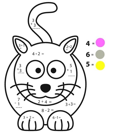 boy math worksheet coloring page  printable coloring pages  kids