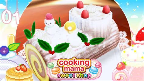 Cooking Mama Sweet Shop Gameplay 01 Bûche De Noël