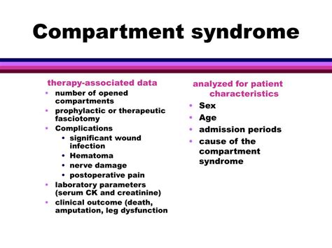 ppt rhabdomyolysis and compartment syndrome powerpoint presentation