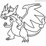 Charizard Pokemon Pikachu Xcolorings 820px sketch template