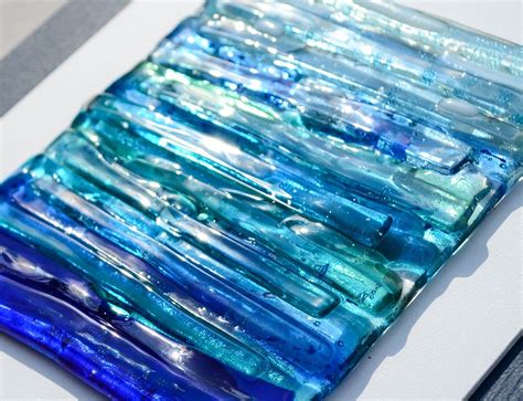 Glass Wall Art Ocean Decor Coastal Decor Beach Wall Art Ocean Etsy