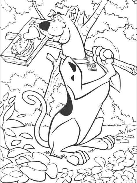 Free Printable Scooby Doo Birthday Coloring Pages Wickedgoodcause
