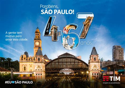 Tim Homenageia O Aniversário De São Paulo Com Mídia Ohh Pela Cidade