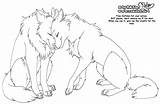 Wolves Outline Coloring Drawing Pages Wolf Anime Fighting Drawings Fox Deviantart Rukifox Wolfs Cute Animal Getdrawings Sketches Couple Imagixs Deer sketch template