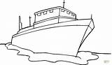 Ship Container Coloring Drawing Getdrawings sketch template