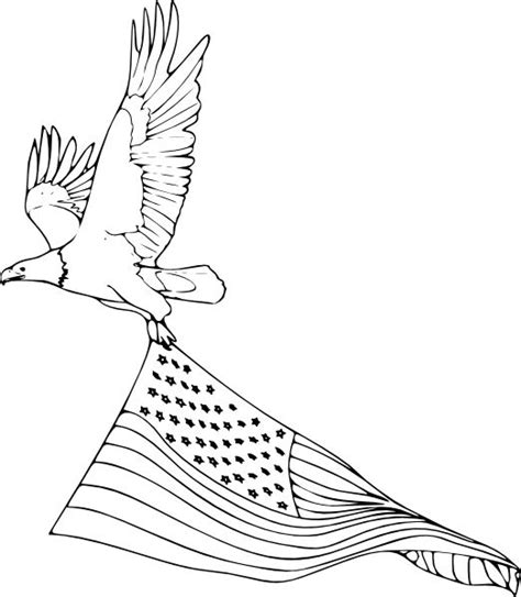 eagle american flag flag coloring pages american flag coloring