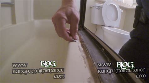 How To Remove Really Bad Tub Shower Door Enclosure