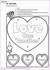 Another Kids Crafts Biblewise Coloring Bible Craft Activities Pages Sunday School John Church Valentine Activity Preschool Children Valentines Lessons Jesus sketch template