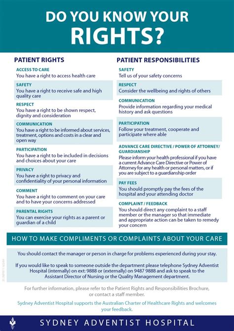 San Patient Rights And Responsibilities