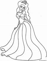 Principessa Stampare Principesse Prinses Kleurplaat Kleurplaten Sovereign Semplici Supercoloring Rapunzel sketch template