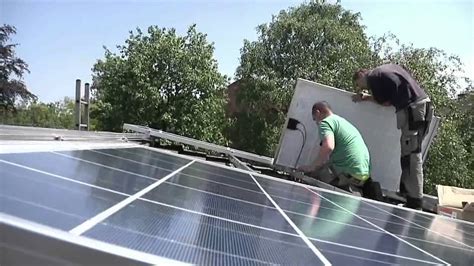 montage einer photovoltaik anlage mit  kwp  duisburg youtube