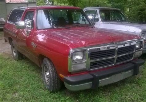 1991 Dodge Ramcharger 318 V8 Auto For Sale In Western Kentucky