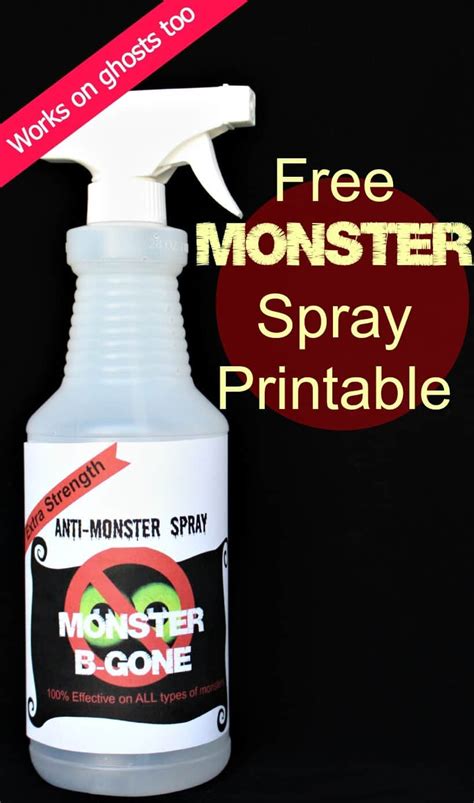 monster spray  printable page    princess pinky girl