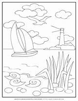 Sailboat Planerium sketch template