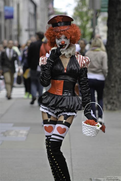 sexy clown girl spotted  nyc rclowngirls