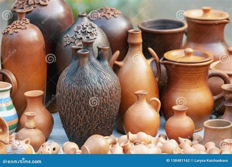 ceramic products  clay stock photo image  ceramics