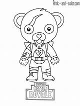 Fortnite Coloring Pages Print Printable Color Mini Cute Cuddle Leader Team Kids Boys Book Girls Drawing Visit Royale Battle sketch template