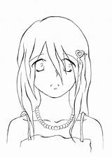 Crying Manga sketch template