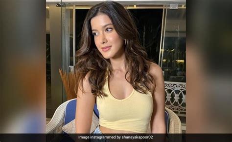 Shanaya Kapoor Did Not Stop Even After Shooting Heres What He Does