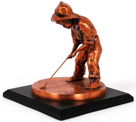 pinehurst golf country club putter boy statue  balfour