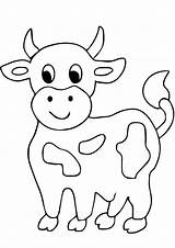 Sapi Mewarnai Vaca Cow Animados Tareitas Ivonn111e Animalitos Figuras Momjunction sketch template