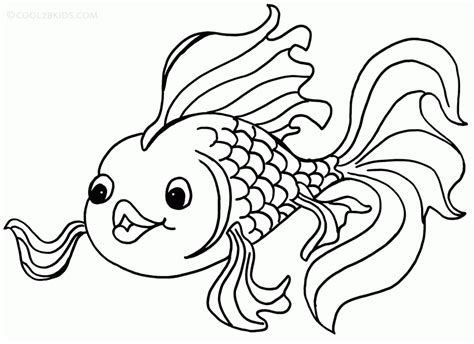 goldfish coloring page coloring home