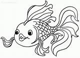 Coloring Goldfish Pages Printable Popular sketch template