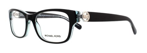 michael kors eyeglasses mk 8001 3001 black blue 51mm