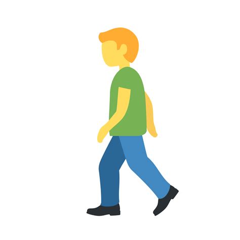 man walking emoji  emoji