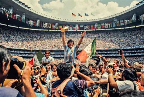 maradona lifts the world cup david yarrow s best photograph