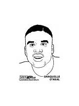 Sportspeople Shaquille sketch template