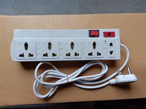 amp  pin electrical extension boardpower strip number  sockets   yard rs  piece