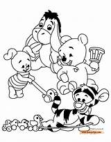 Pooh Winnie Baby Drawing Drawings Coloring Pages Paintingvalley sketch template