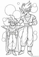 Coloring4free Dragon Ball Gohan Goku Coloring Pages Related Posts sketch template