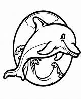 Dolphin Coloring Pages Drawing Cute Baby Fish Cartoon Carton Milk Cool Dinosaurs Flying Dolphins Draw Cliparts Logos Line Clipart Clip sketch template