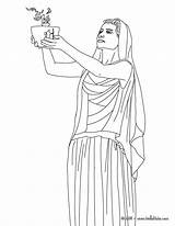 Greek Hestia Pages Coloring Goddess Hellokids Family Gods Goddesses Mythology sketch template