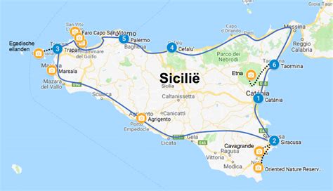 roadtrip sicilie met auto route van  weken langs highlights tips italie sicilie italie