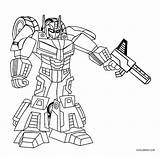Robot Coloring Pages Printable Kids Cool2bkids sketch template