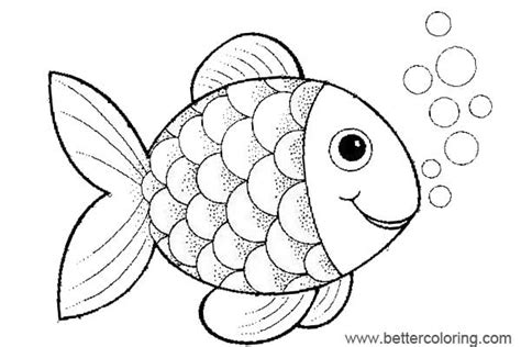 rainbow fish coloring page printable rainbow fish printable coloring