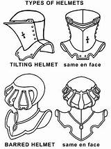 Heraldry Helm Types Shield Amtgard Crests sketch template
