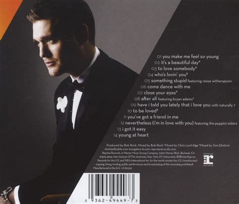 Michael Bublé To Be Loved Cd Opus3a